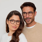 OPULIZE REY Reading Glasses for Women Men, Retro Round Frame with Spring Hinges, Matte Black, Grey +2.00 (Pack of 2)