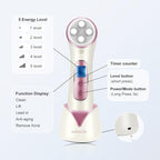 High Frequency Facial Machine Light Theraphy Micro-Current Device, 5 in 1 Multifunctional Facial Massager for Face