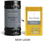 Tea Forte Bombay Chai Premium Loose Leaf Caffeinated Black Tea Blend Canister, Makes 35-50 Cups