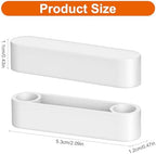 4 Pcs Closet Rod End Caps Plastic Rod Spacer Cap Wire Shelf End Caps Closet System Parts Shelf Covers For Wire Shelve