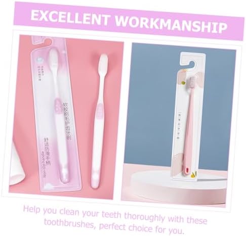 Pregnant Women Toothbrush Set 2pcs, Soft Bristles Toothbrush for Maternal Women, Sensitive Gums Care, Oral Hygiene for Pregnancy and Postpartum Use Random Style