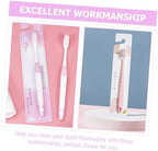 Pregnant Women Toothbrush Set 2pcs, Soft Bristles Toothbrush for Maternal Women, Sensitive Gums Care, Oral Hygiene for Pregnancy and Postpartum Use Random Style