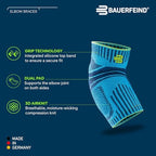 Bauerfeind Sports Elbow Support - Elbow Brace for Pain Relief and Support - Pads for Enhanced Comfort - Targeted Compression - Lightweight & Durable - Rivera, XX-Large