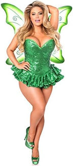 Daisy Corsets Women's Top Drawer Premium Sequin Fairy Corset Dress Costume