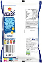 Walkers Squares Salt and Vinegar Snacks, 27.5 g (32 Count)