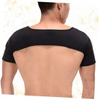 Healifty Sbr Double Shoulder Brace Support Pads for Sports Basketball Weightlifting Outdoor Mountaineering Breathable Compression Shoulder Strap Size L