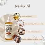 100% Pure Cold Pressed Jojoba Oil – 7 Fl Oz | Natural Hair, Face & Body Oil – Lightweight Moisturizing Carrier Oil for Dry Scalp, Skin Care, Beard, Cuticles & Massage