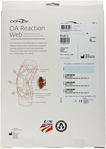DonJoy OA Reaction Web Knee Brace - Medial Right/Lateral Left, Medium