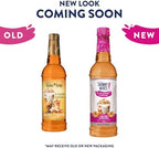 Jordan’s Skinny Mixes Sugar Free Coffee Syrup, Salted Caramel Coffee Flavoring Syrup, Zero Calorie Drink Mix, Lattes, Baking, Protein Shake or Cocktail, Dairy & Gluten Free, Kosher, 25.4 Fl Oz, 2 Pack