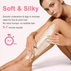 Hair Removal Cream for Women & Men, 4.2 oz / 120g, Smooth Skin in 5-7 Minutes, Aloe & Jojoba, For Arms, Legs, Chest, Back, Underarms & Bikini Line