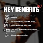 BARE PERFORMANCE NUTRITION BPN Flight Pre Workout, Supports Energy and Mental Focus, Improved Endurance & Muscle Pumps with CarnoSyn® Beta Alanine, Mango, 30 Servings