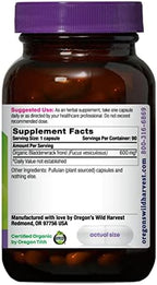 Oregon's Wild Harvest Bladderwrack Organic Non-GMO pullulan (Plant sourced) Vegan Capsules, 90 Count