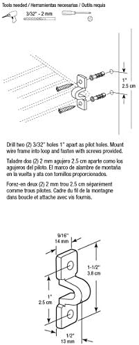 Prime-Line MP7018 Loop Clip, Fits Wire Shelves, Plastic Construction, White (12 Pack)
