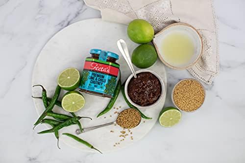 Geeta's Lime and Chilli Chutney, 230 g (Pack of 2)