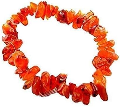 HiJet Natural Carnelian Chips Jewelry set Balancing Positive Energy Harmony Luck Natural Genuine Fashion Beauty