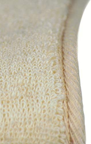 Homecraft Flannel Strap and Wash Mitt, Loofah Back Scrubber, Shower Strap for Eldery, Handicapped, and Disabled Patients, Back Scrubber Shower Aid for Patients with Limited Reach, Personal Hygiene