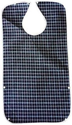 Adult Bibs for Men, Waterproof Large Adult Bibs with Adjustable Snap Button for Women for Eating, Washable Reusable for Elderly Seniors Disabled,1 Pack