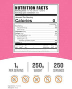 BulkSupplements.com Fructose Powder - Fructose Sugar, Zero Calorie Sweetener - Food Grade & Gluten Free, 1g per Serving, 250g (8.8 oz) (Pack of 1)