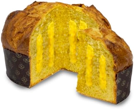 Giusto Sapore Authentic Italian Panettone Filled with Limoncello Cream - New and Imported from Italy, Family Owned - 28.21 oz