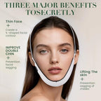 Electric Double Chin Device & V-Face Machine with 6 Modes and 12 Gear Adjustable Intensities - for Jawline Improve and Face Slimmer, Helps Relieve Double Chin