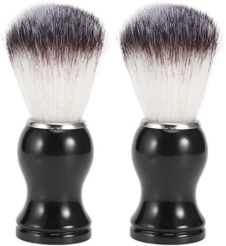 Men Shaving Brush, Light Weight Small Size Easy to Grip Shaving Brush, for Hair Salon