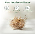 Foodherbs Dried Vetiver Roots | 50 Gms | Khus Khus | Vetiveria Zizanoides | Lavancha | Ramacham | Natural Coolant | Hand-Picked | Thanks Giving