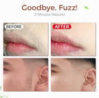 Facial Hair Removal Cream for Women, Gentle Plant Formula for Sensitive Skin with Soothing Aloe Gel, 3 Min Painless Flawless Depilatory Cream Removes Hair from Chin, Upper Lip and Sideburns