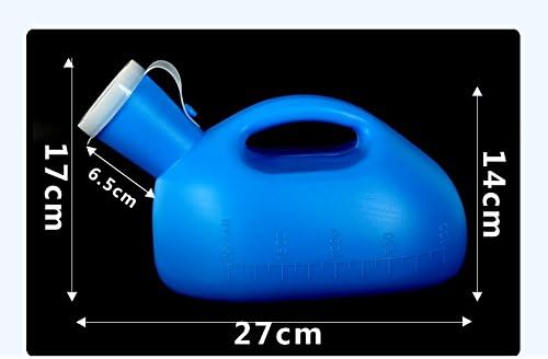Dasiter 2000ML Male Urine Bottle with Cover Urine Collector Container Incontinence Pee Bottle Mobile Urinal