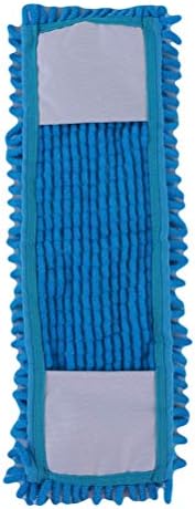 Home Cleaning Pad Coral Velet Refill Household Dust Mop Head Replacement Floor Soft Texture Practical Tool (Blue)