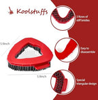 Scrub Brush, 2 Pcs Spin Mop Scrub Brush Head Compatible with EasyWring 1-Tank System, Hard Bristle Cleaning Brush for Bathroom, Kitchen, Tub and Tile