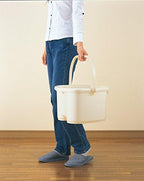Japanese Foot Spa Bucket Foot Detox Massage Tub, White