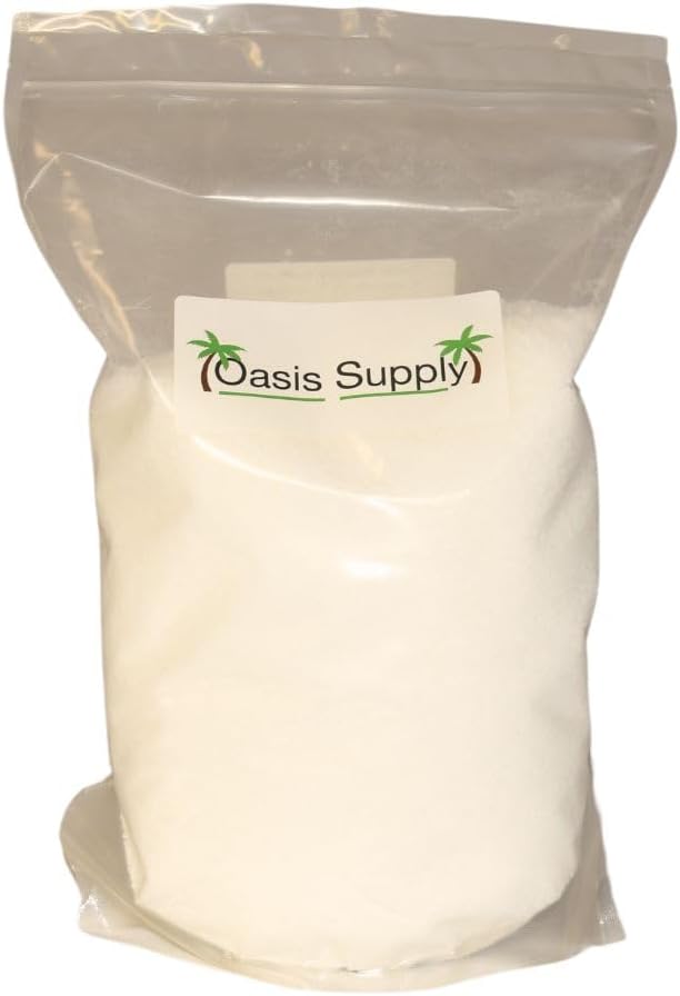 Oasis Supply, Isomalt Sugar Substitute (Granular) - Sugar Substitute for Baking, 5 lb - Isomalt Ready To Use - Clear & Non-Crystallizing, Formulated For Decorative Accents & Sugar Art - 5 Lb Bag