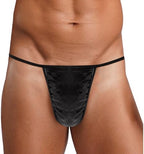 iiniim 3pcs Mens Bulge Pouch Thongs Underwear Spaghetti Straps Low Rise Jockstraps G-string Lingerie