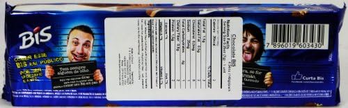 Lacta - Bis - Chocolate Wafer - Box w/ 20 Units - 4.9oz (PACK OF 06) | Chocolate ao Leite - Caixa c/ 20 unidades - 140g
