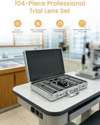 104 Trial Lens Set Optometry Equipment Optical Trial Lens Set Case Free Trial Frame JS-104