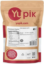 Yupik Raw Mix Nuts, 1 lb, Premium Natural Mixed Nuts with Almonds, Walnuts, Pistachios, Cashews, and Brazil Nuts, Healthy Snack,Brown, Pack of 1