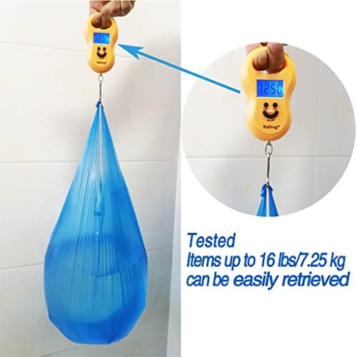 4 Gallon Trash Bag,Small Colorful Trash Bags 100 Counts Thicken Value Bathroom Trash Can Bin Liners,Small Garbage Bags with Handles for Kitchen Bathroom Office Waste Basket