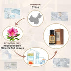 AKARZ Rhododendron Essential Oil Natural Organic Rhododendron Oil for Skin Body Hair Care,Diffuser, Candle,Soap,Making, DIY,Massage Aroma 10ml