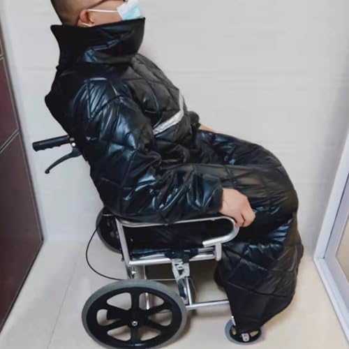 wheelchair blankets,Adult Waterproof Windproof Winter Wheelchair Full Body Warm Blanket, Wearable Wheelchair Cosy Cover with Sleeves Rain Coat Poncho Cover for Wheelchair Users Full Body Protection