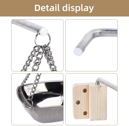 Sauna Aroma Bowl, Stainless Steel SPa Essential Oil Bowl with Wood Plate and Screws, Aromatherapy Oil Cup Sauna Suitable for Sauna and Spa