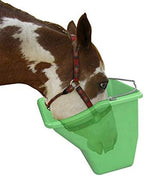 Little Giant® Plastic Better Bucket | Horse Feed Bucket | Ergonomically Designed | Flat Back Bucket | Made in USA | 20 Quarts | Green