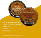 Healing Calendula Salve by Bee Magic. 100% Natural. Great for babies and toddlers. Unscented. 2 oz reusable tin