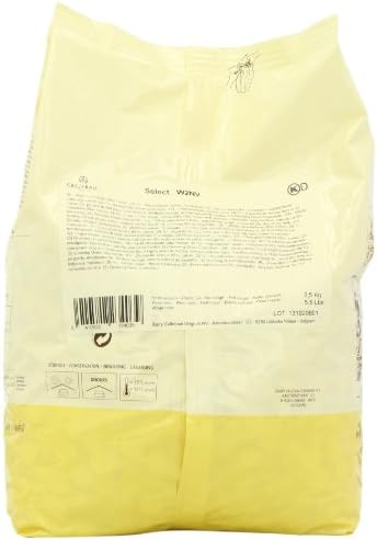 Callebaut - W2 White Chocolate Callets - 5.5 lb Bag