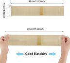 2 PCS Elastic Wrist Support Band Wrap Breathable Wrist Brace Adjustable Wrist Straps Support Relieves Wrist Pain Arthritis Tendonitis Sports Use for Men and Women Right & Left (Nude)