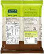 Farm Veda Bajra Flour - 1kg | 100% Natural Pearl Millet Atta | Gluten Free, Stone Ground, High Fibre | No Maida, No Preservatives | Healthy Multigrain Flour for Roti, Chapati & Indian Recipes