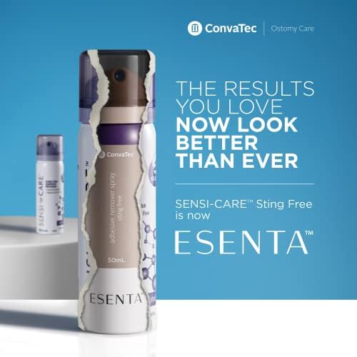 ConvaTec ESENTA Adhesive Remover Spray for Around Stomas and Wounds, Sting Free, Alcohol Free, 50 mL Bottle (Pack of 1)