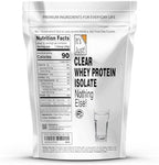 It's Just! Clear Whey Isolate Protein Powder - Zero Carbs, Gluten Free, Non-GMO, Unflavored - 17.6 oz
