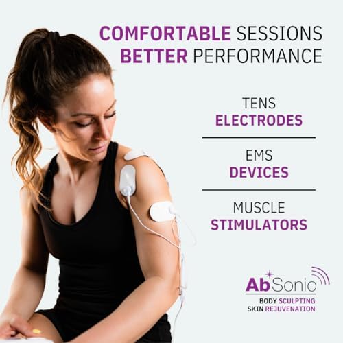 Absonic Electrode Gel for TENS Unit Pads - Conductive Gel for EMS, Muscle Stimulators & Ab Belts | Extends Pad Life, Restores Adhesion | Hypoallergenic, Water-Based | 8.5 oz | Made in USA