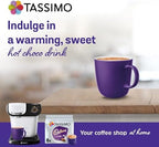 TASSIMO Cadbury Hot Chocolate Drink 16 discs, 8 servings (Pack of 5, Total 80 discs, 40 servings)