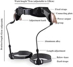 Exoskeleton Ergonomic Power Walking Aid, Lightweight Bionic Body Aids, Leg Lift and Climbing Support, Assists 50% Mobility for Elderly and Limited Mobility